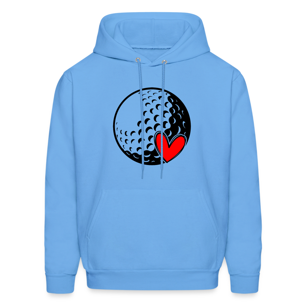 Love Golf Hoodie - carolina blue