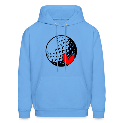 Love Golf Hoodie - carolina blue