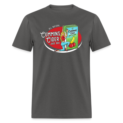 Cummins Cider Juice Box T-Shirt - charcoal