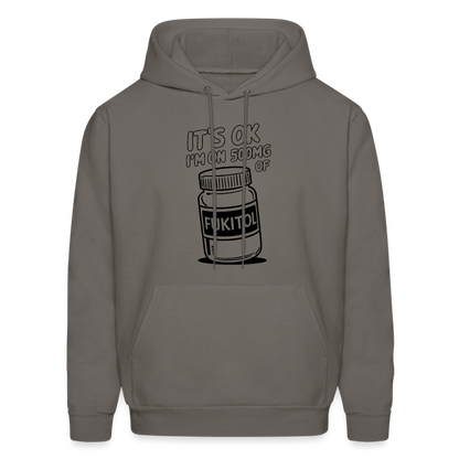 I'm 500mg of Fukitol Hoodie - Color: asphalt gray