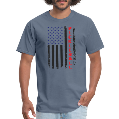 Pickleball Flag T-Shirt - denim