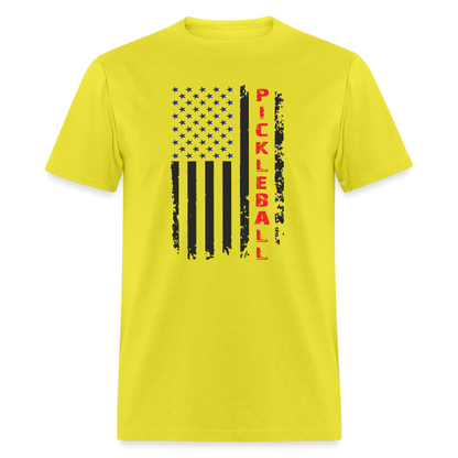 Pickleball Flag T-Shirt - yellow