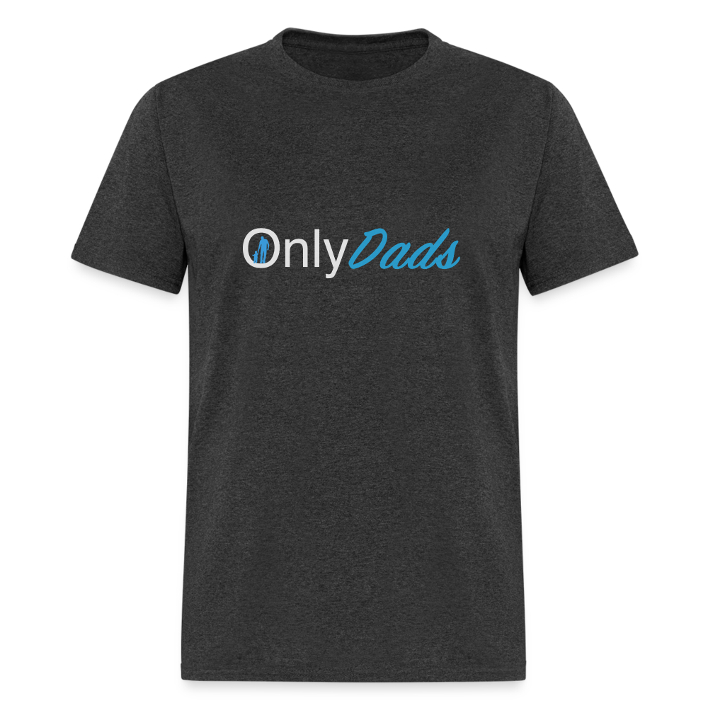 Only Dads T-Shirt (Dad with Child) - heather black