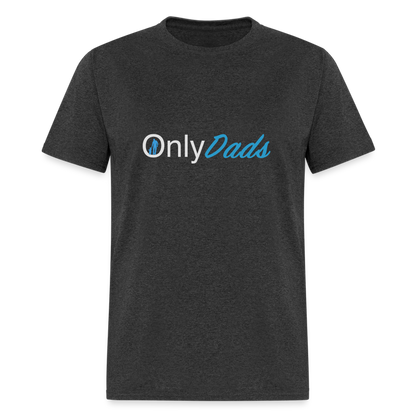 Only Dads T-Shirt (Dad with Child) - heather black