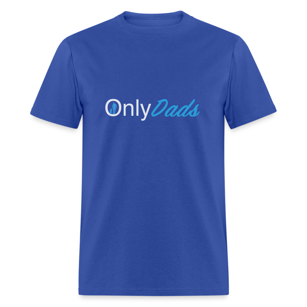 Only Dads T-Shirt (Dad with Child) - royal blue