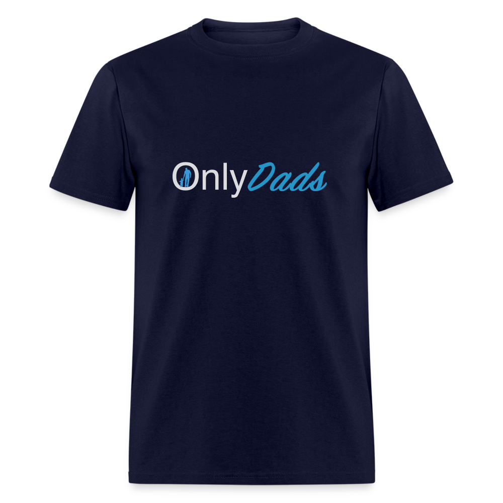 Only Dads T-Shirt (Dad with Child) - navy