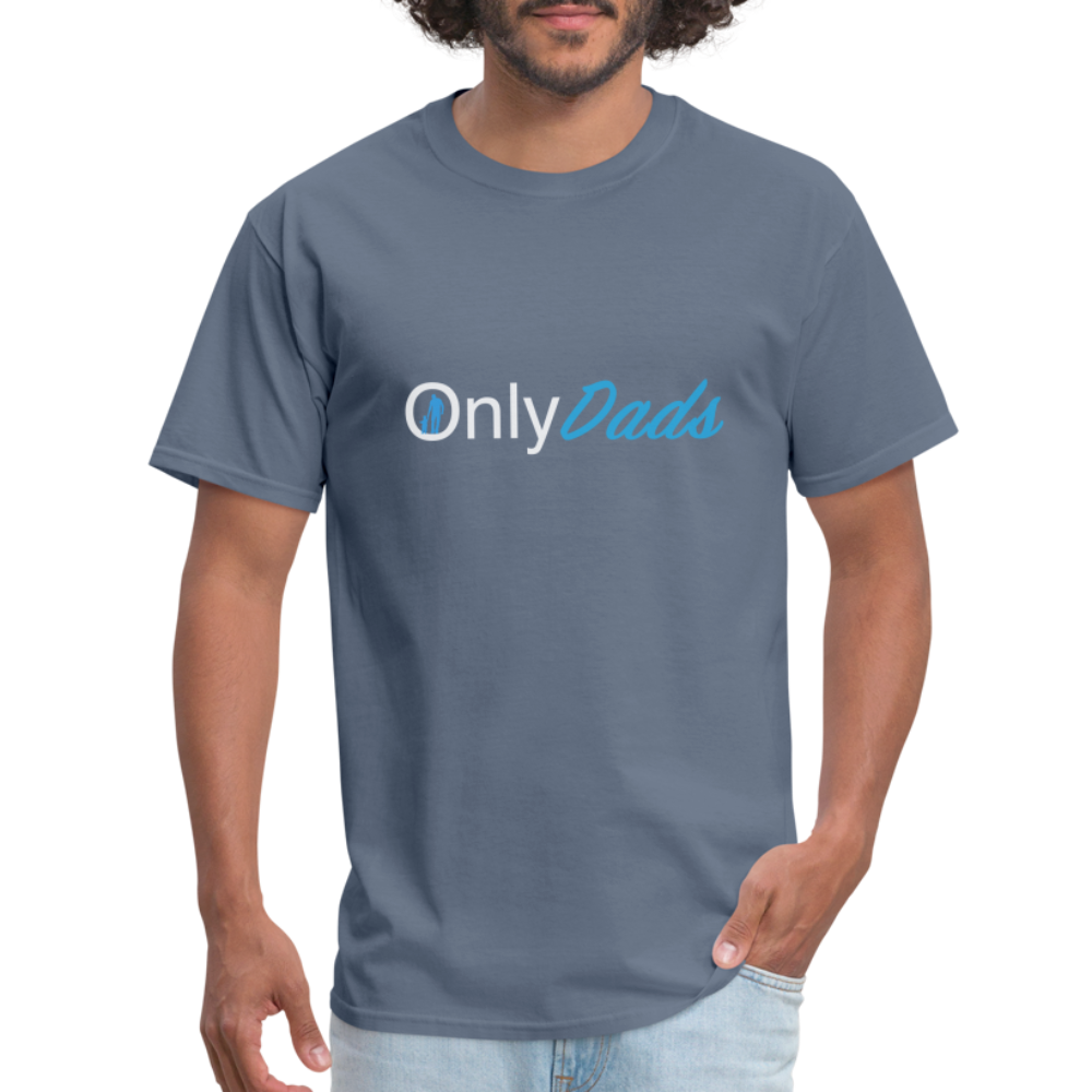 Only Dads T-Shirt (Dad with Child) - denim