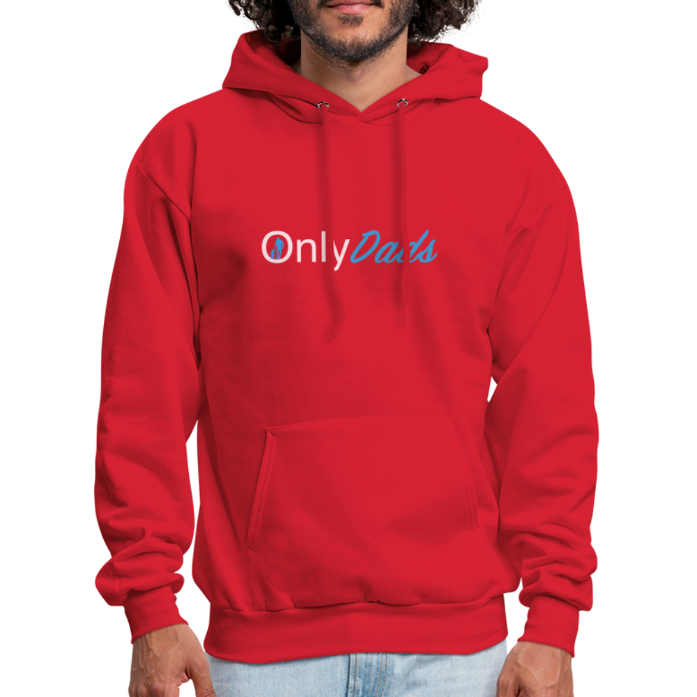 Only Dads Hoodie (Dad with Child) - red