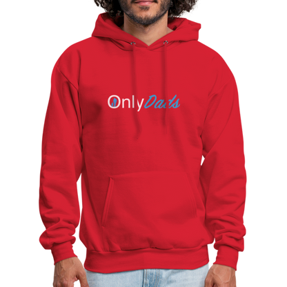 Only Dads Hoodie (Dad with Child) - red