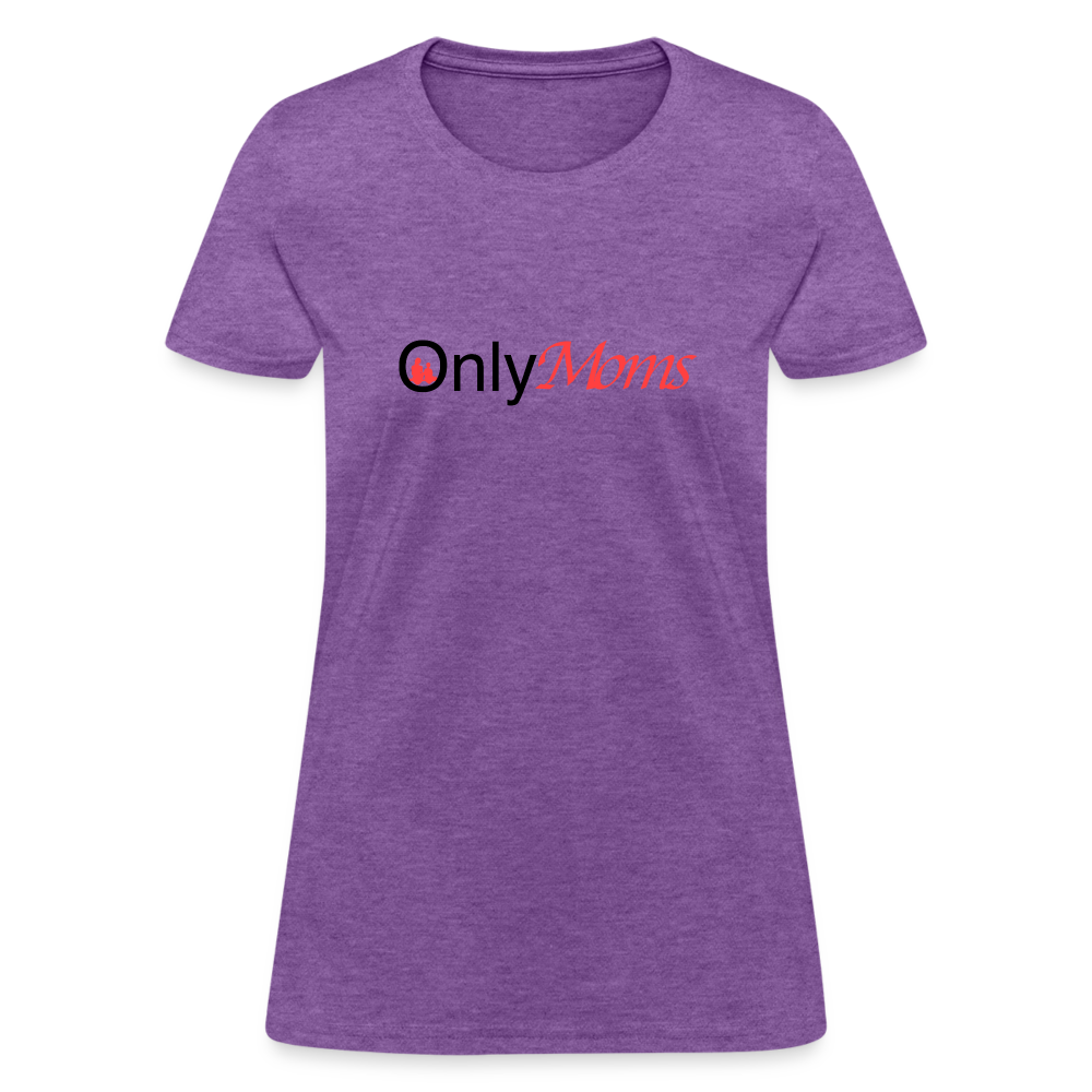 OnlyMoms Women's T-Shirt (Mom and Child) Color: white