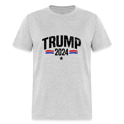 Trump 2024 I Am Voting For The Felon T-Shirt - heather gray