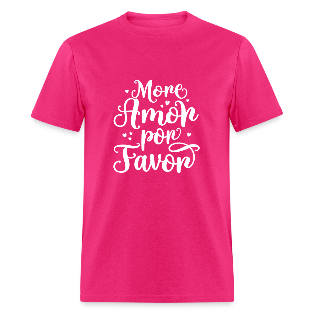 More Amor Por Favor T-Shirt - fuchsia
