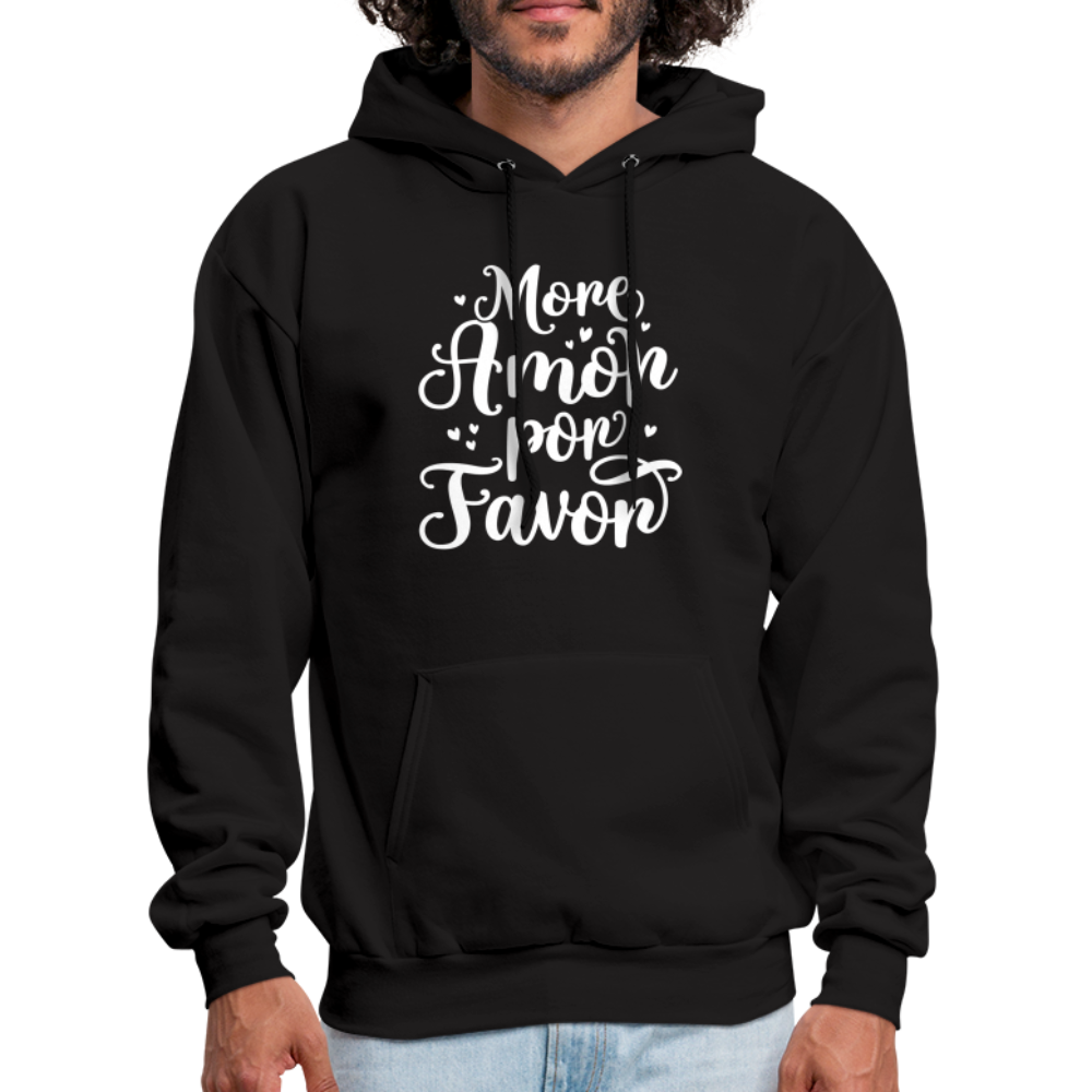 More Amor Por Favor Hoodie - Color: black