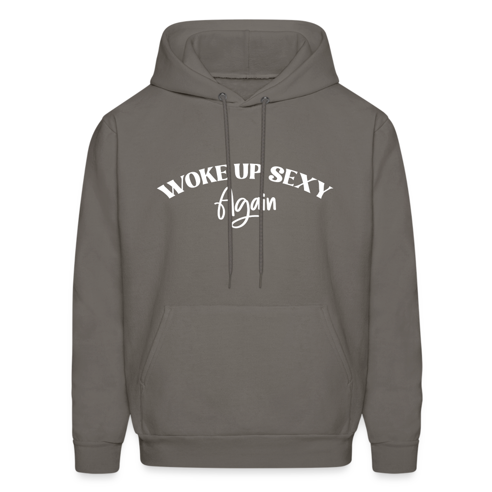 Woke Up Sexy Again Hoodie - Color: asphalt gray