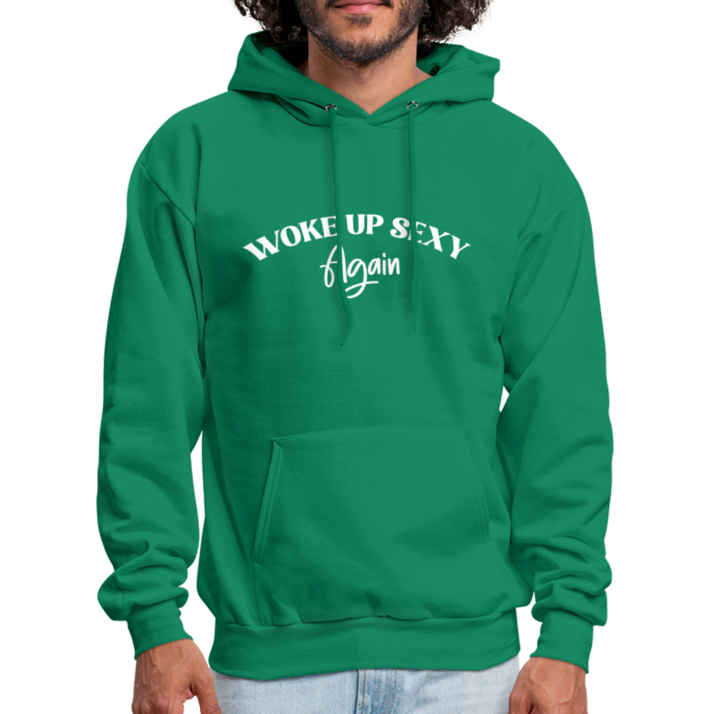 Woke Up Sexy Again Hoodie - Color: kelly green