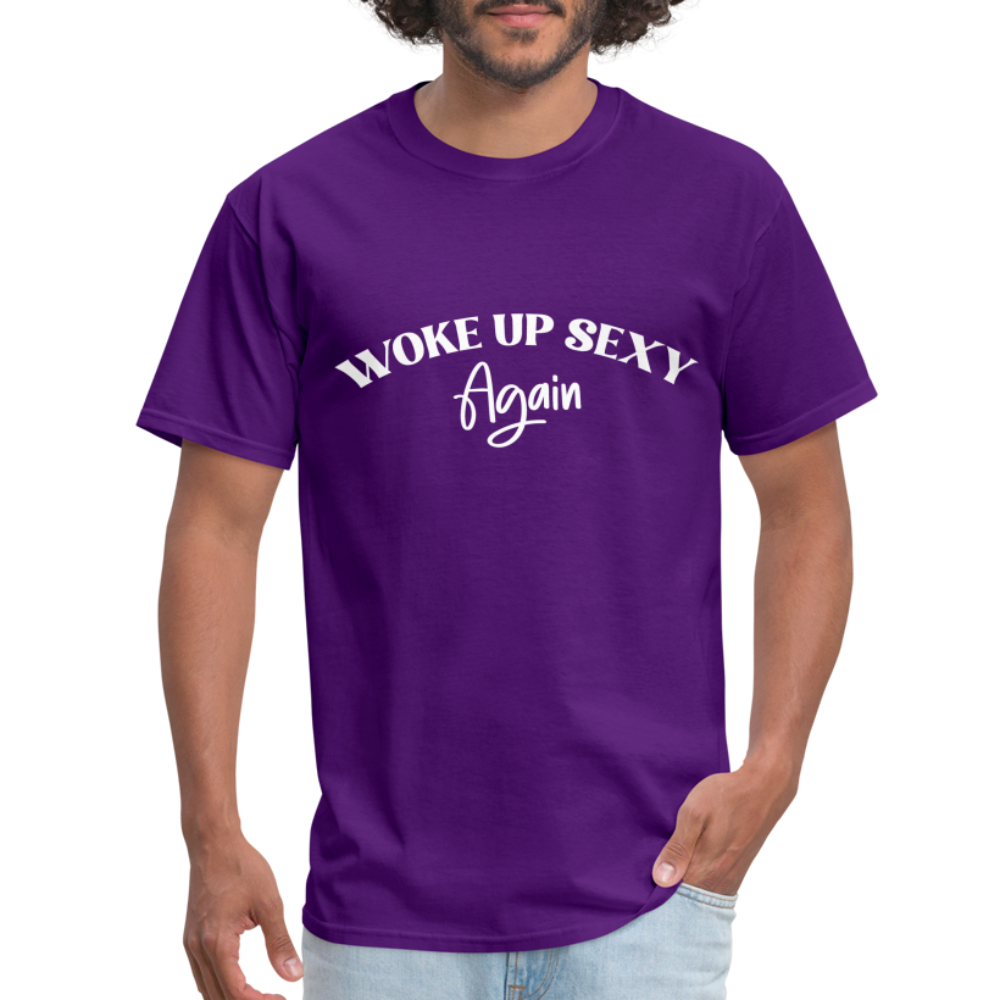 Woke Up Sexy Again T-Shirt - purple