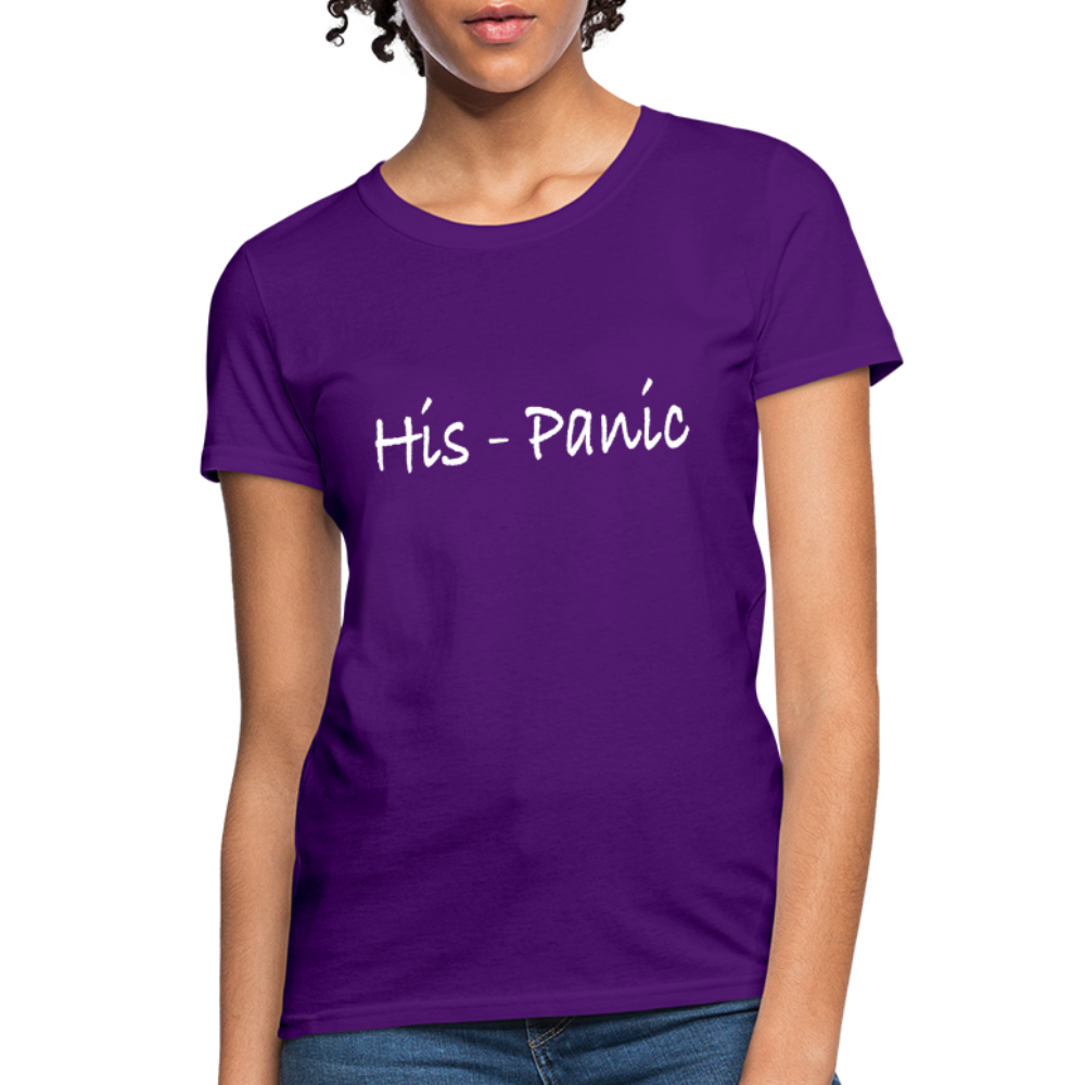 His - Panic Women's T-Shirt (HisPanic Women) - Color: purple