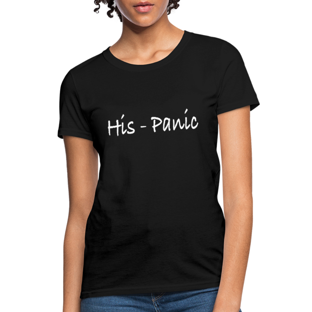 His - Panic Women's T-Shirt (HisPanic Women) - Color: black