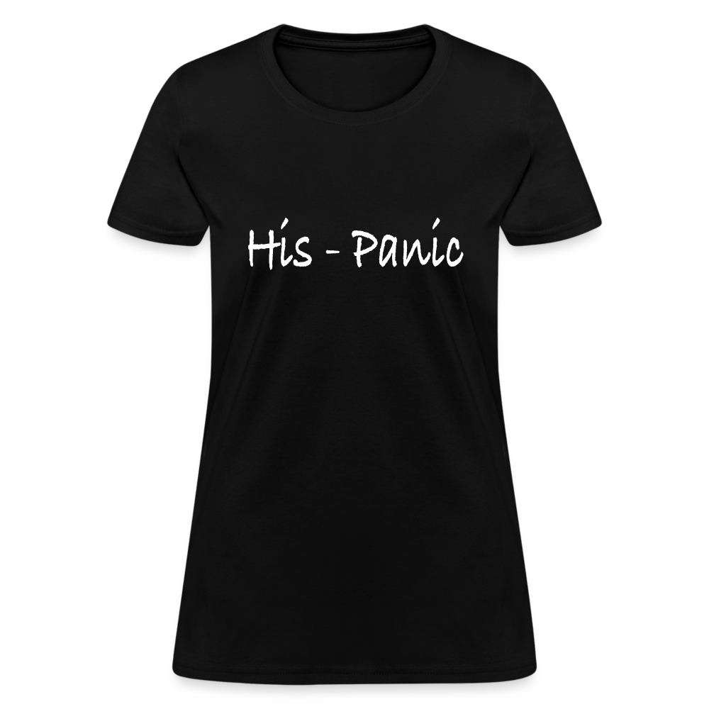 His - Panic Women's T-Shirt (HisPanic Women) - black