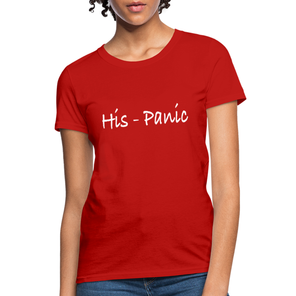 His - Panic Women's T-Shirt (HisPanic Women) - Color: red