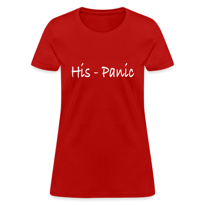 His - Panic Women's T-Shirt (HisPanic Women) - red