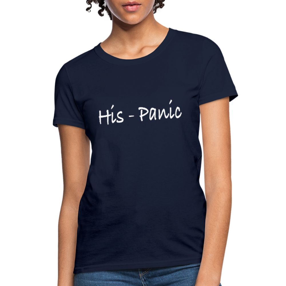 His - Panic Women's T-Shirt (HisPanic Women) - navy