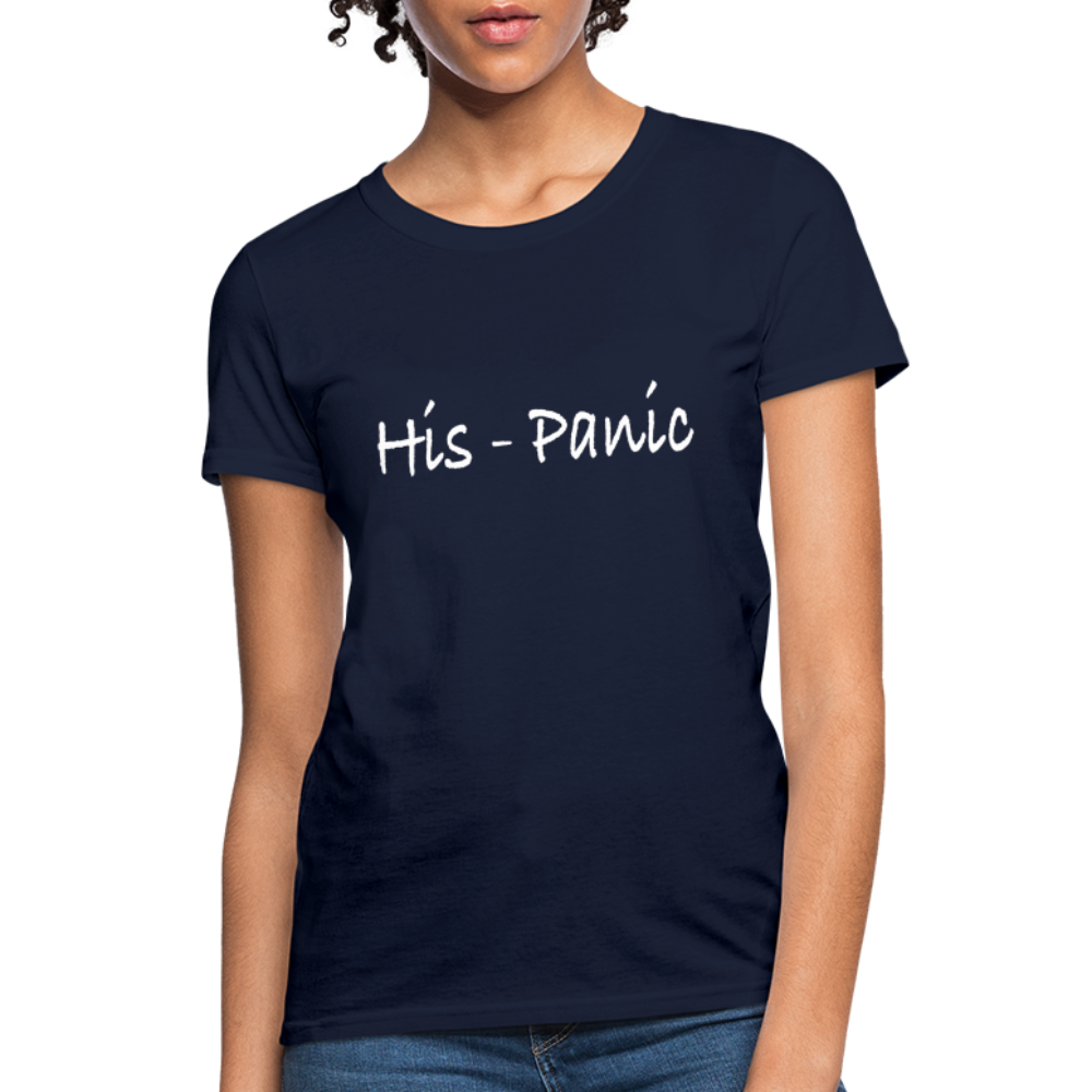 His - Panic Women's T-Shirt (HisPanic Women) - Color: navy