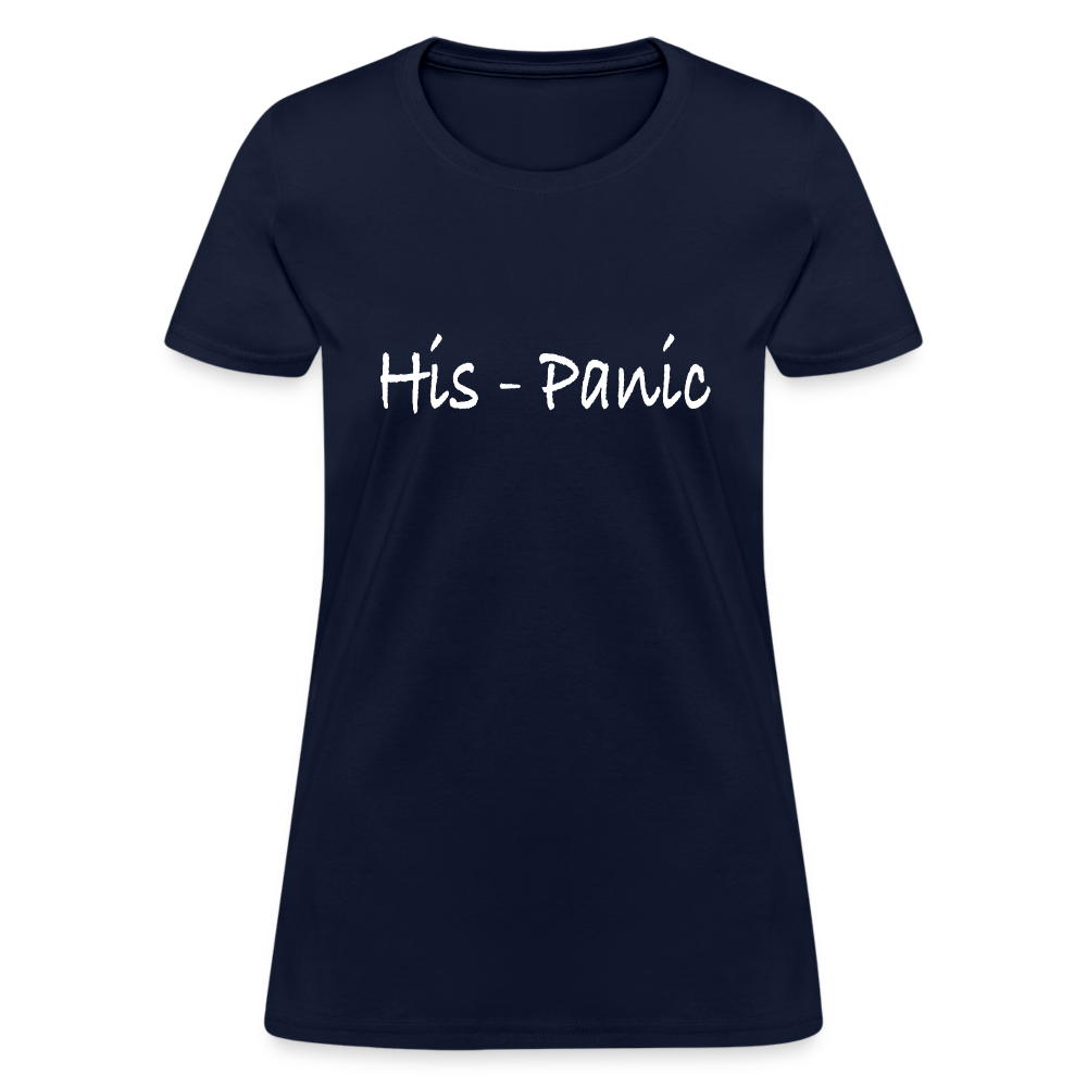 His - Panic Women's T-Shirt (HisPanic Women) - navy