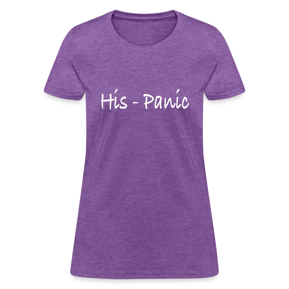 His - Panic Women's T-Shirt (HisPanic Women) - Color: purple heather