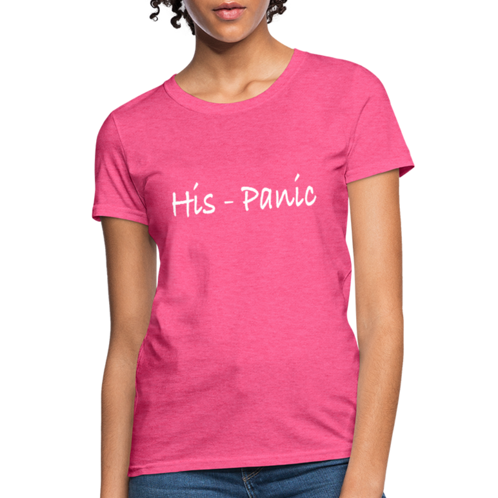 His - Panic Women's T-Shirt (HisPanic Women) - Color: heather pink