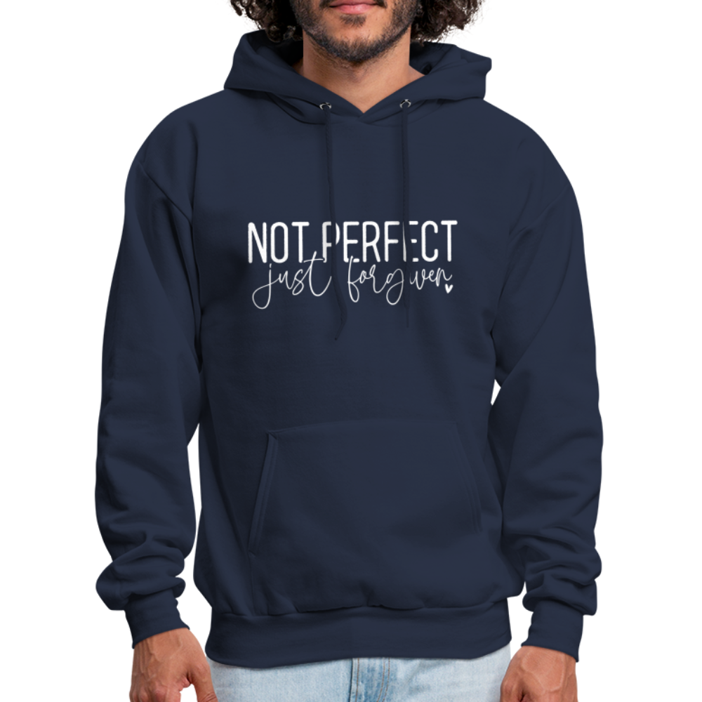 Not Perfect Just Forgiven Hoodie - navy