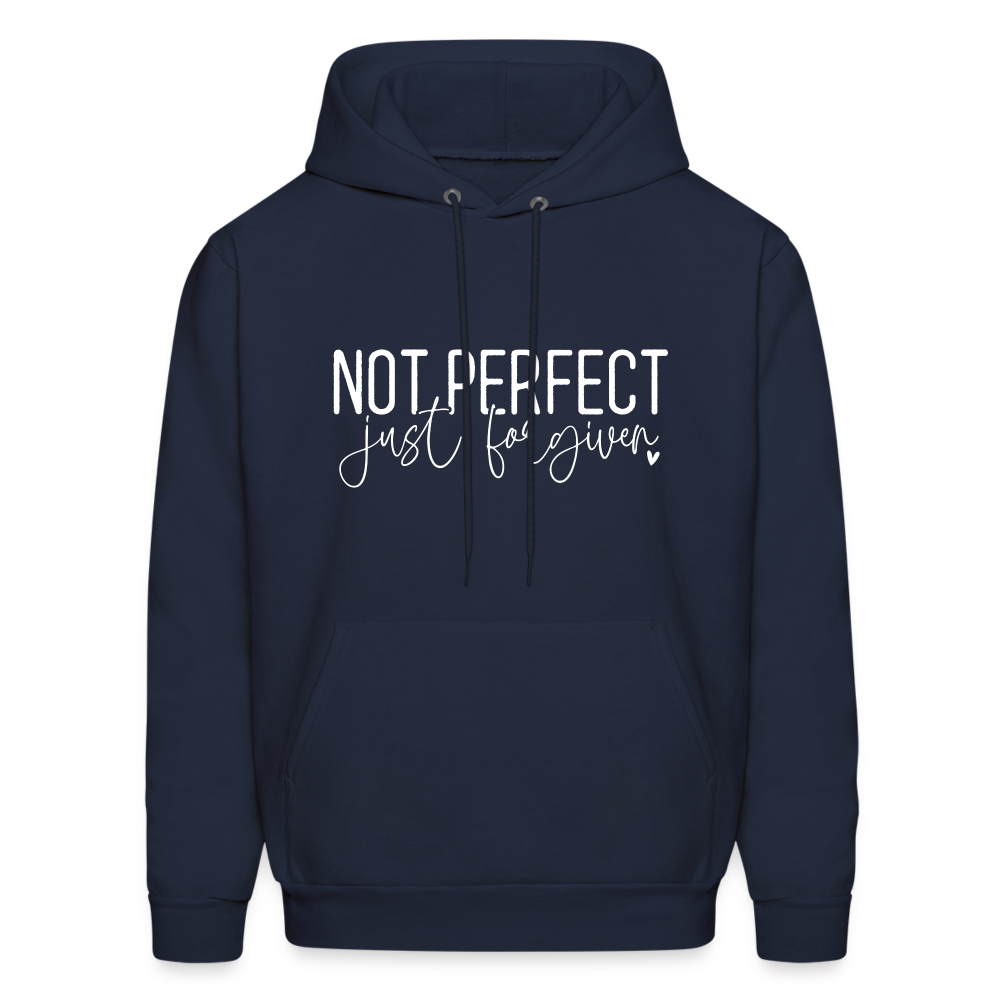 Not Perfect Just Forgiven Hoodie - navy