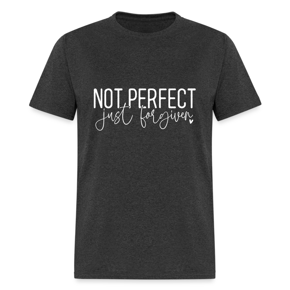 Not Perfect Just Forgiven T-Shirt - heather black