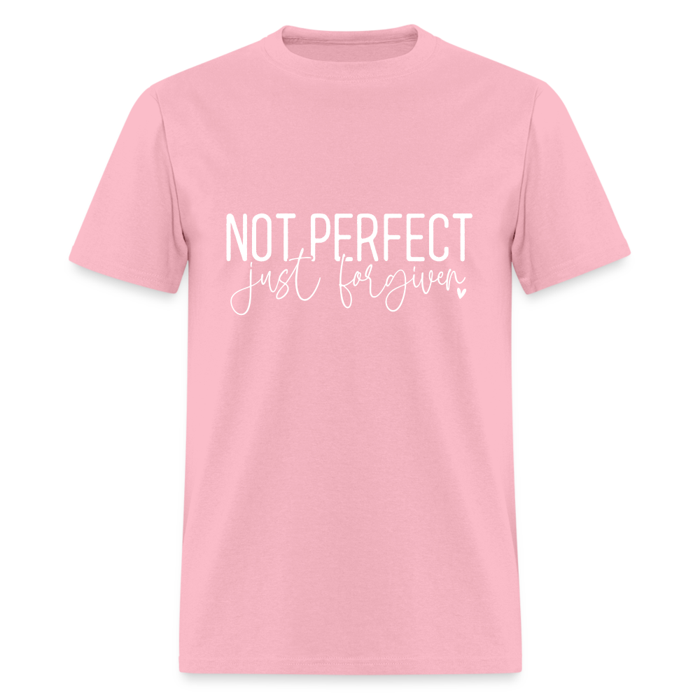 Not Perfect Just Forgiven T-Shirt - pink