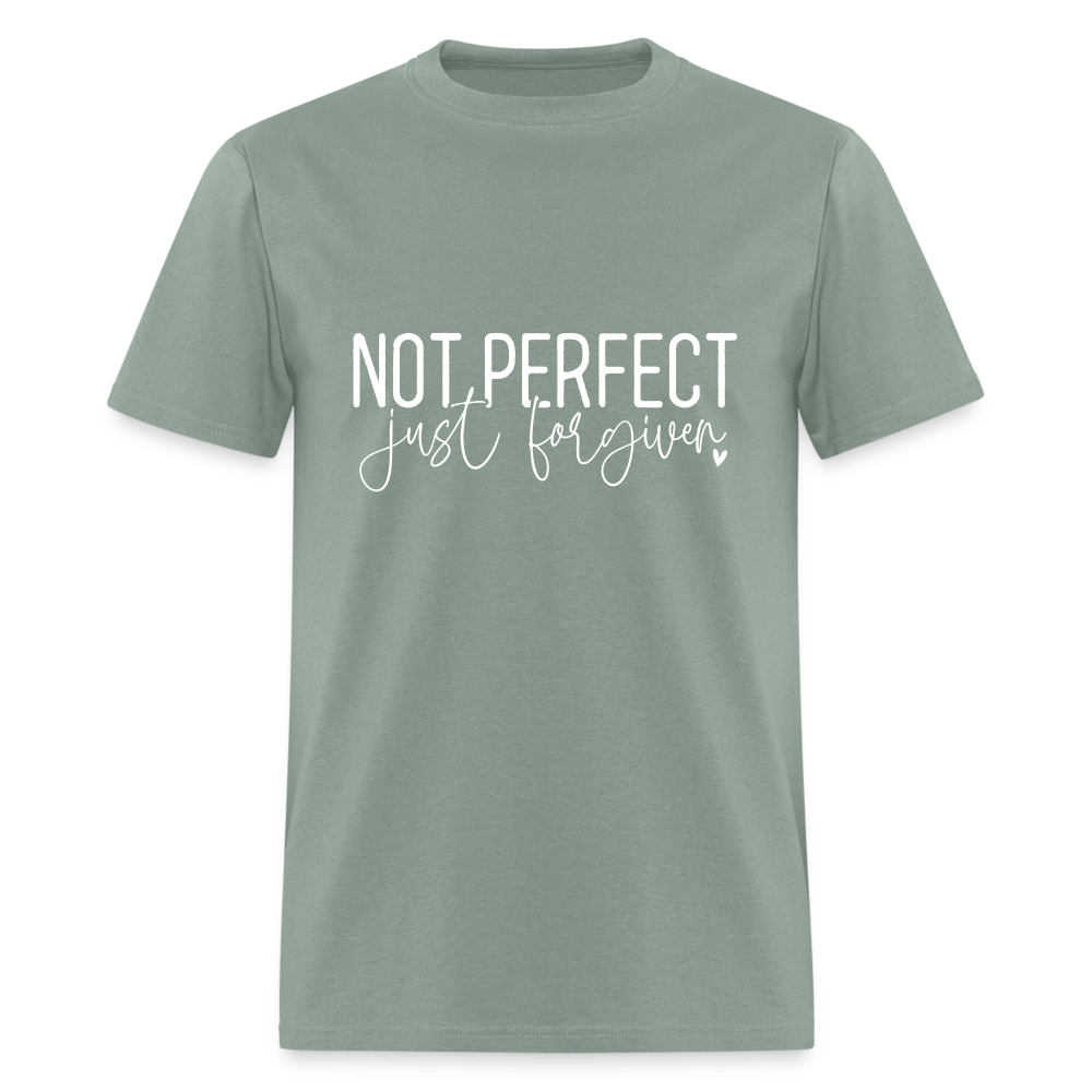 Not Perfect Just Forgiven T-Shirt - sage