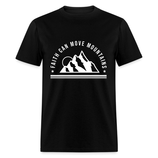 Faith Can Move Mountains T-Shirt - black