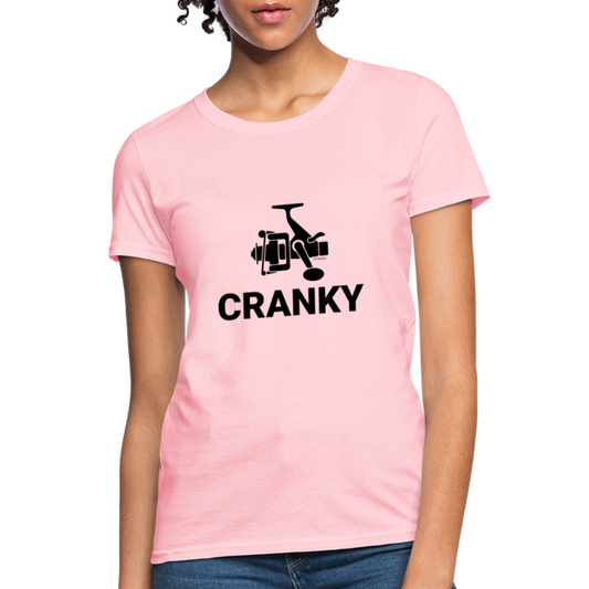 Cranky (Fishing) Women's T-Shirt - pink