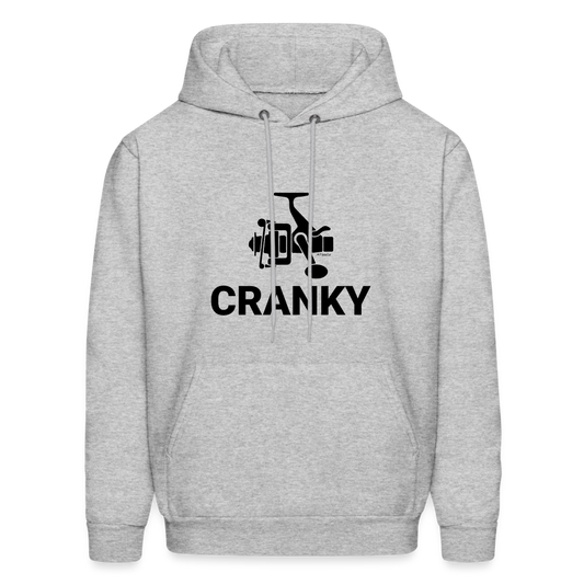 Cranky (Fishing) Hoodie - heather gray