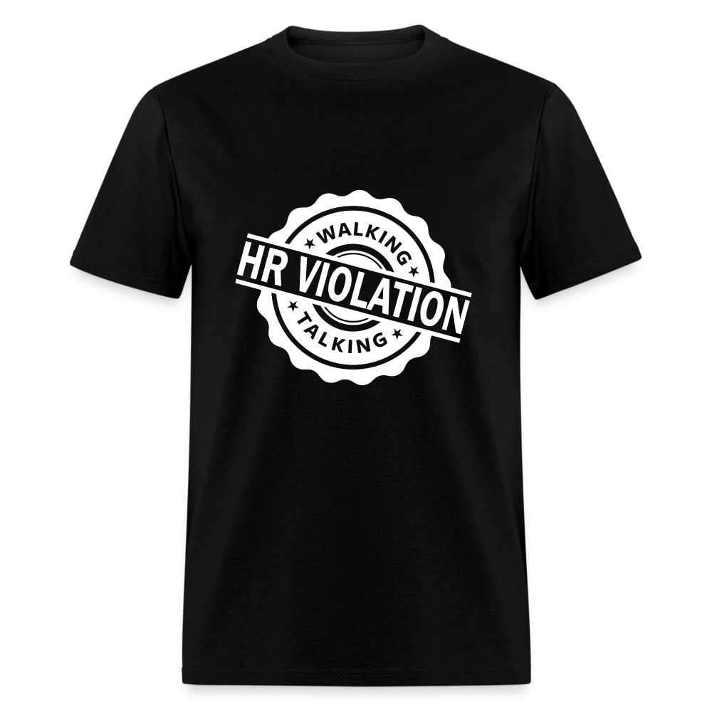 Walking Talking HR Violation T-Shirt - Color: black