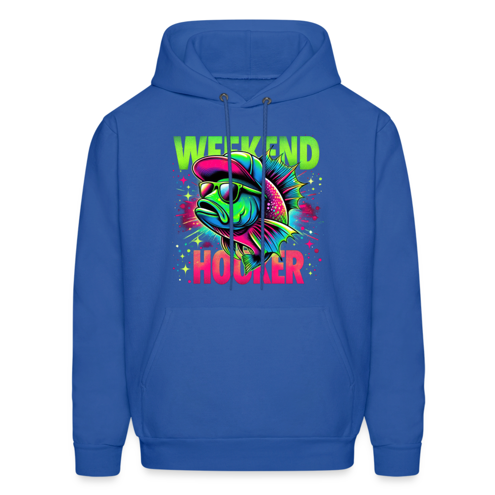 Weekend Hooker (Fishing) Hoodie - royal blue