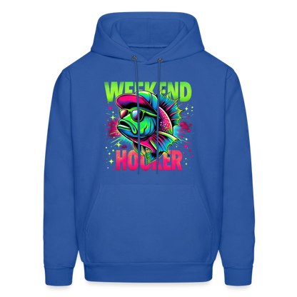 Weekend Hooker (Fishing) Hoodie - royal blue