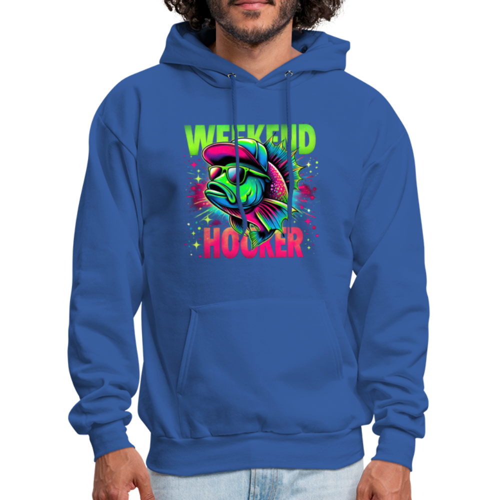 Weekend Hooker (Fishing) Hoodie - royal blue