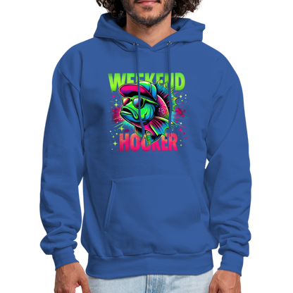 Weekend Hooker (Fishing) Hoodie - royal blue