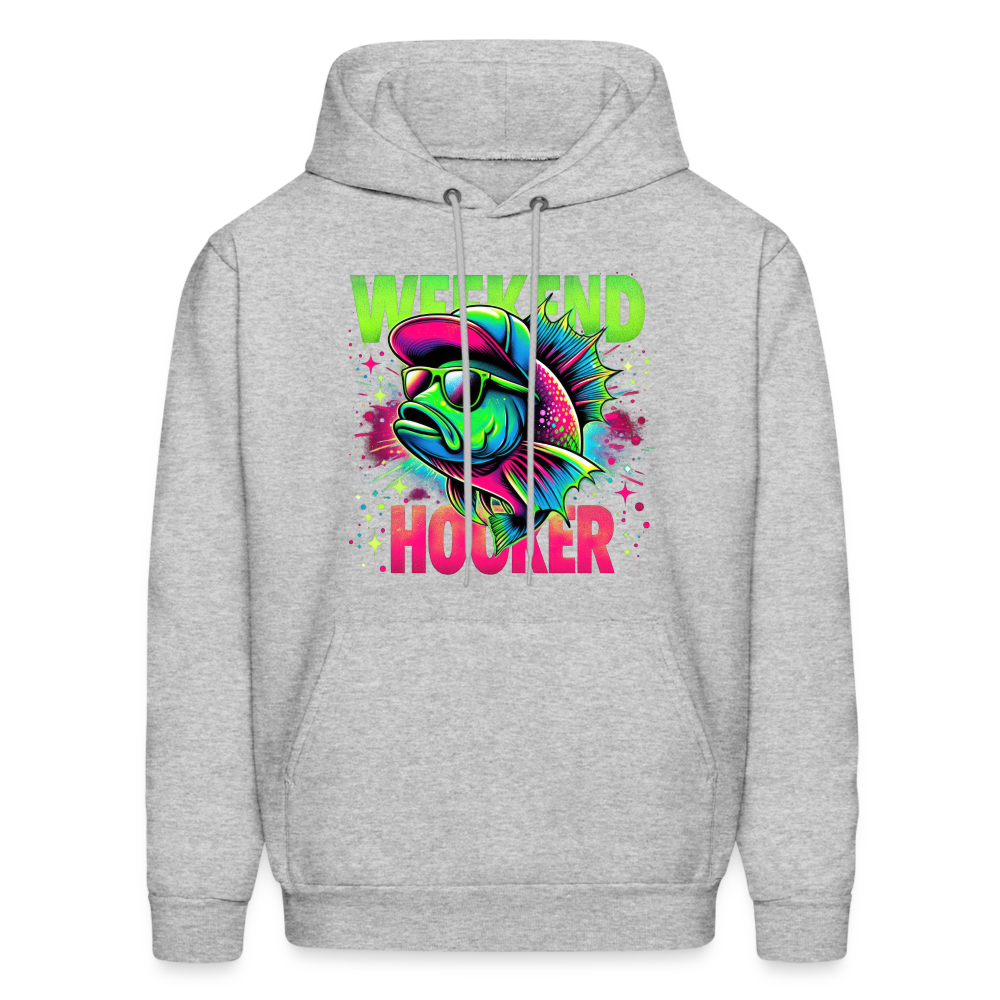 Weekend Hooker (Fishing) Hoodie - heather gray