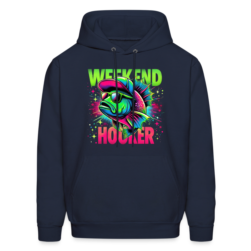 Weekend Hooker (Fishing) Hoodie - navy