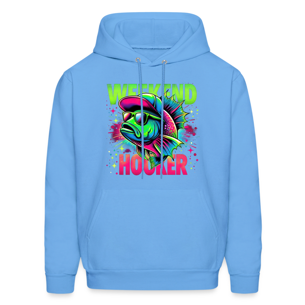 Weekend Hooker (Fishing) Hoodie - carolina blue