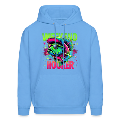 Weekend Hooker (Fishing) Hoodie - carolina blue