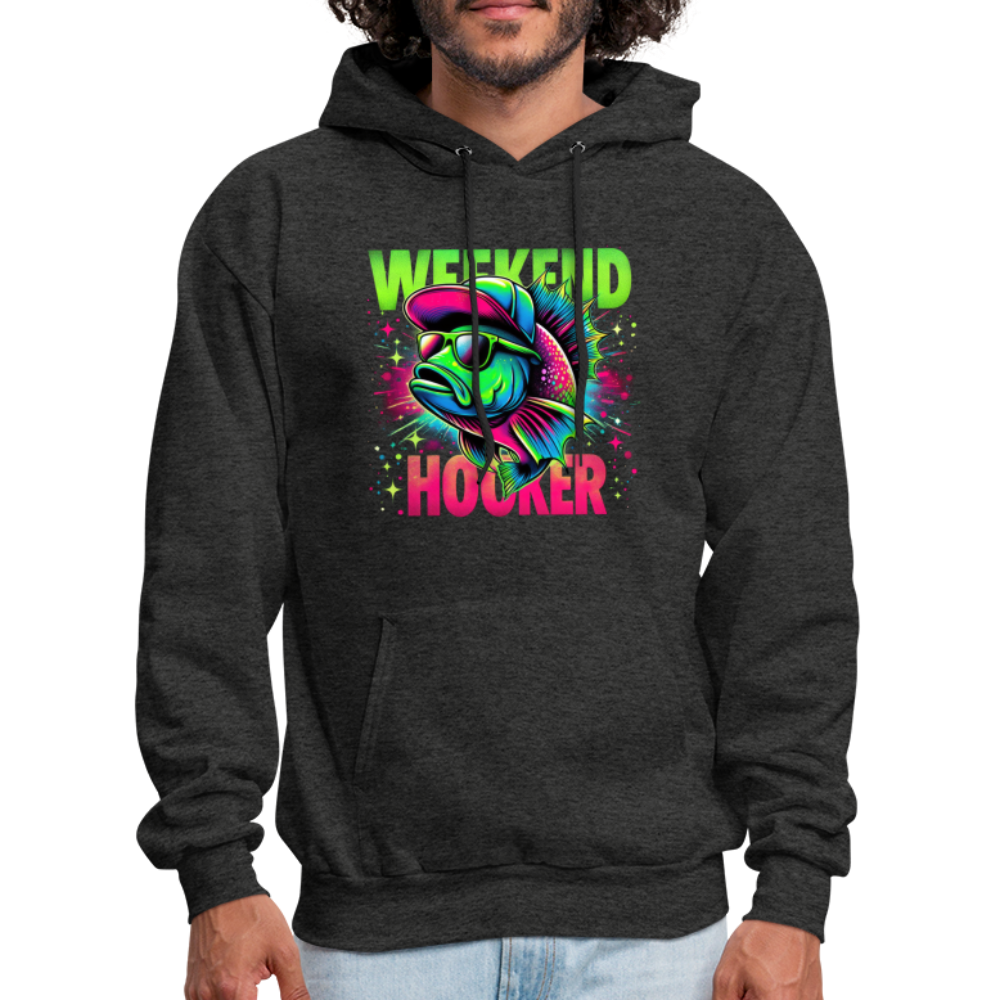 Weekend Hooker (Fishing) Hoodie - charcoal grey