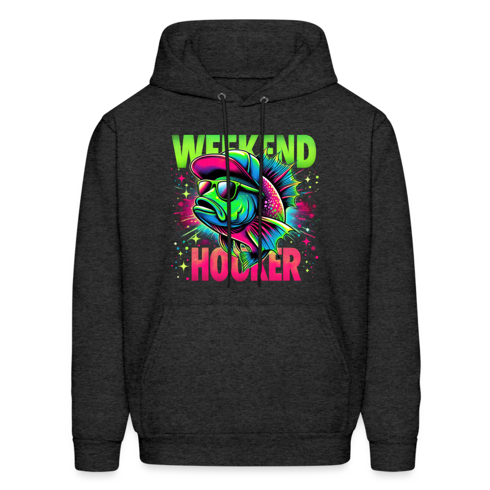 Weekend Hooker (Fishing) Hoodie - charcoal grey