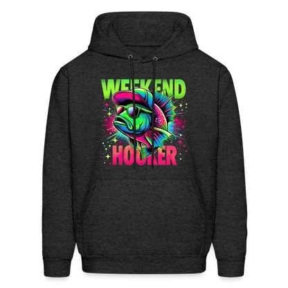 Weekend Hooker (Fishing) Hoodie - charcoal grey